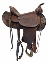 16.5Inch Used Simco Ranch Saddle Medium Tree 8692