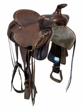 16.5Inch Used Simco Ranch Saddle Medium Tree 8692