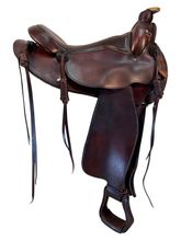 SOLD 2026/04/23c 16.5Inch Used Smittys Custom Roping Saddle Medium Tree