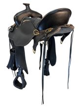 SOLD 2025/11/28 16.5Inch Used Tucker Black Mountain Gaited Trail Saddle 261