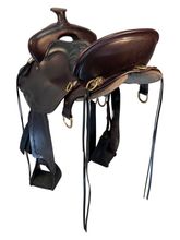 SOLD 2025/06/25  16.5Inch Used Tucker Black Mountain Gaited Trail Saddle 261