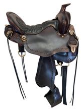 SOLD 2025/06/25  16.5Inch Used Tucker Black Mountain Gaited Trail Saddle 261