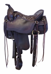 16.5Inch Used Tucker Cheyenne Frontier Trail Saddle 167