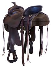 16.5Inch Used Tucker Cheyenne Frontier Trail Saddle 167