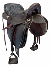 HOLD 2026/06/10j  16.5Inch Used Tucker Endurance Equitation Saddle Wide Tree T49