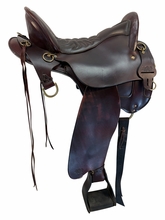 16.5Inch Used Tucker endurance Trail Saddle Medium Tree 153 Nsta