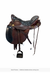 16.5Inch Used Tucker Equitation Endurance Saddle Wide Tree 149