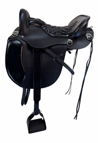 16.5Inch Used Tucker Equitation Endurance Saddle X Wide Tree T49