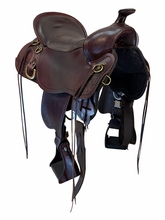 SOLD 2026/08/31e 16.5Inch Used Tucker Gen II High Plains Trail Saddle Wide Tree 262