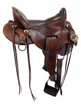 16.5Inch Used Tucker Gen11 Competitor Endurance Saddle Wide Tree 151