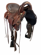 16.5Inch Used Tucker Gen11 Competitor Endurance Saddle Wide Tree 151
