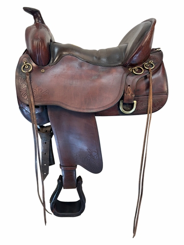 16.5Inch Used Tucker High Plains Trail Saddle 262