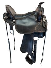 SOLD 2026/04/04 16.5Inch Used Tucker High Plains Trail Saddle Medium Tree T60