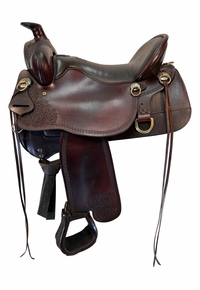 16.5Inch Used Tucker High Plains Trail Saddle T60