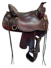 SOLD on LAYAWAY 2025/08/14 16.5Inch Used Tucker High Plains Trail Saddle T60
