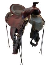SOLD on LAYAWAY 2025/08/14 16.5Inch Used Tucker High Plains Trail Saddle T60