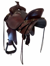 16.5Inch Used Tucker High Plains Trail Saddle Wide Tree 260