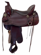 16.5Inch Used Tucker High Plains Trail Saddle Wide Tree T60