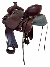 16.5Inch Used Tucker High Plains Trail Saddle Wide Tree T60