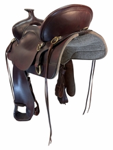 SOLD 2026/06/05 16.5Inch Used Tucker High Plains Trail Saddle Wide Tree  T60