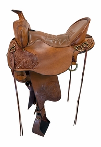 16.5Inch Used Tucker High Plains Trail Sadlde Medium tree 260