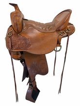 SOLD 2026/05/23e  16.5Inch Used Tucker High Plains Trail Sadlde Medium tree 260