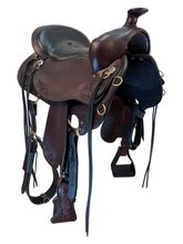 16.5Inch Used Tucker Horizon North Star Trail Saddle 263 Wide Tree