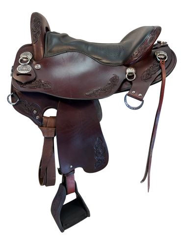 16.5Inch Used Tucker Horizon Outpost Endurance Saddle Wide Tree 179