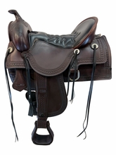 SOLD 2026/07/01e  16.5Inch Used Tucker Oldwest Trail Saddle Wide Tree 277