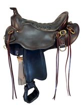 16.5Inch Used Tucker Pine Ridge Mule Trail Saddle 289