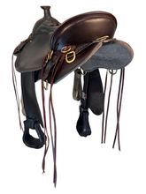 16.5Inch Used Tucker Pine Ridge Mule Trail Saddle 289