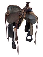 16.5Inch Used Tucker Pine Ridge Mule Trail Saddle 289