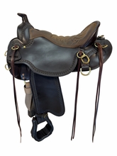 16.5Inch Used Tucker Pine Ridge Mule Trail Saddle Medium Tree 289