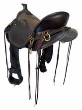 16.5Inch Used Tucker Pine Ridge Mule Trail Saddle Medium Tree 289