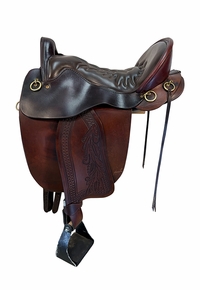 16.5Inch Used Tucker Plantation Trail Saddle Medium Tree 136