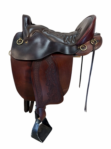 16.5Inch Used Tucker Plantation Trail Saddle Medium Tree 136