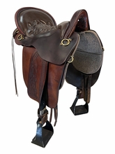 16.5Inch Used Tucker Plantation Trail Saddle Medium Tree 136