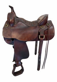 16.5Inch Used Tucker Saddlery Trail Saddle Medium Tree