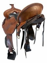 16.5Inch Used Tucker Trail Saddle Medium Tree 261
