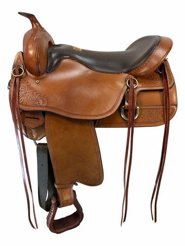 16.5Inch Used Tucker Trail Saddle Wide Tree 169