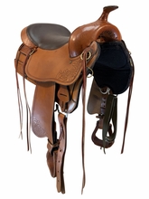 16.5Inch Used Tucker Trail Saddle Wide Tree 169