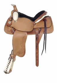 16" American Saddlery All Around Deluxe Roping Saddle 757