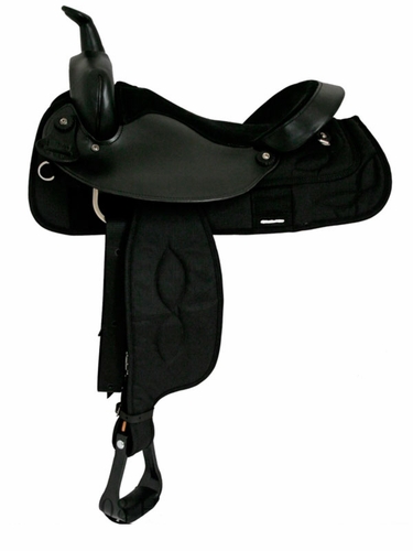 15" 16" Big Horn Cordura Suede Seat Trail Saddle 167 267