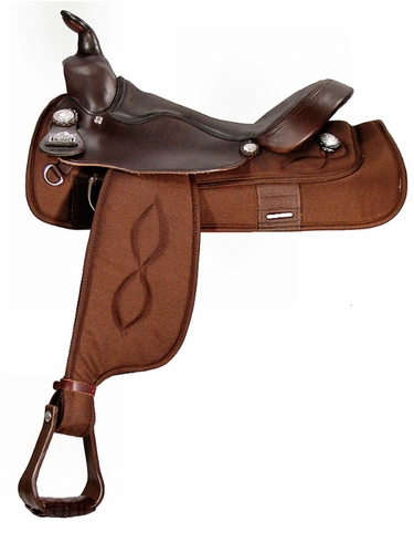 16" Big Horn Haflinger Cordura Saddle 295