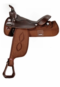 16" Big Horn Haflinger Cordura Saddle 295 