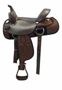 16" Big Horn Wide Flex Tree Saddle 302