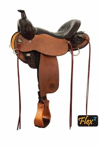 SOLD 2026/09/20  16" Circle Y Creedmore Flex2 Trail Saddle 2384 SAVE $249 CLEARANCE