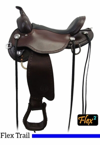 16" Circle Y Salt River Flex2 Trail Saddle 1667 SAVE $249 CLEARANCE