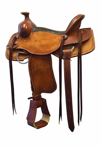 16� Crates Cheyenne Ranch Roper Saddle 7211-CR