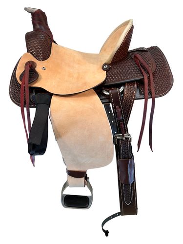 15in Dakota Hard Seat Ranch A-Fork Saddle 209af SAVE $160 CLEARANCE